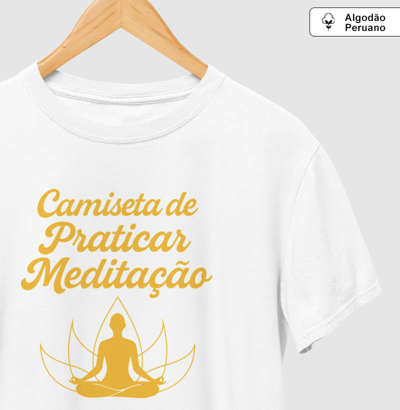 Camiseta de Praticar Meditação