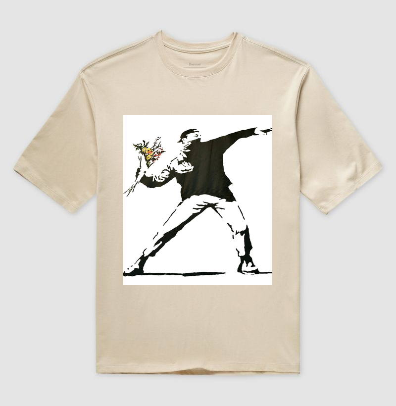 Camiseta Oversize Flowers 