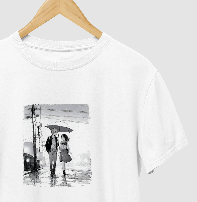 Camiseta Rainy Walk Home