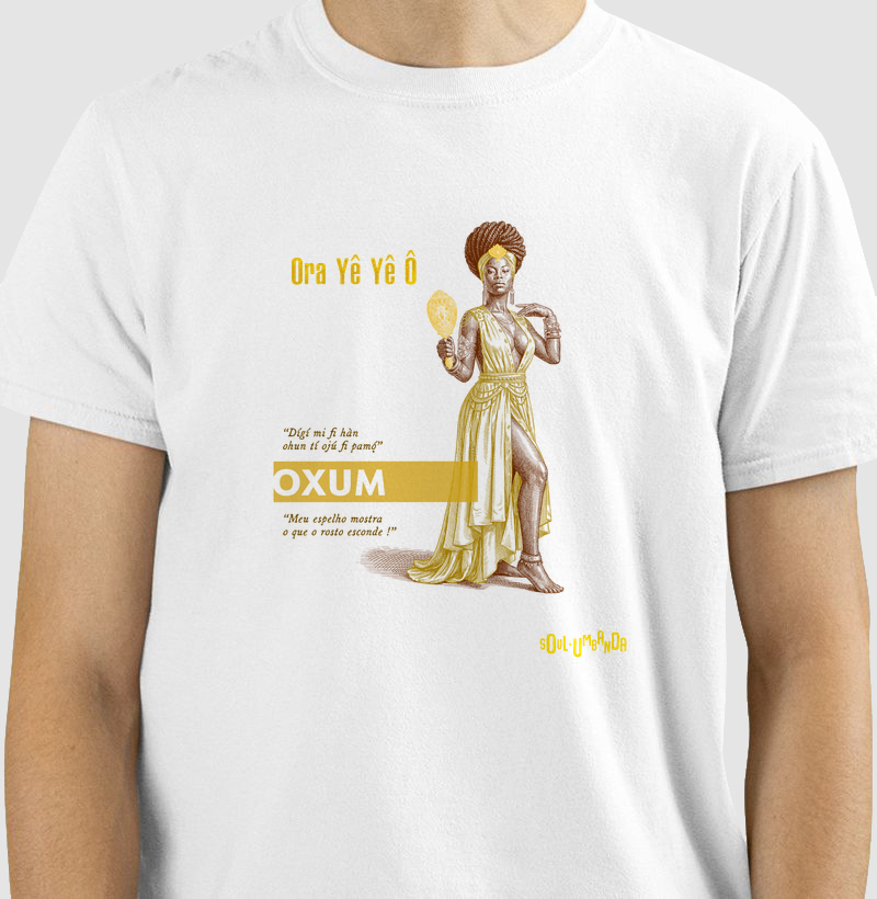camiseta OXUM iorubá masculina