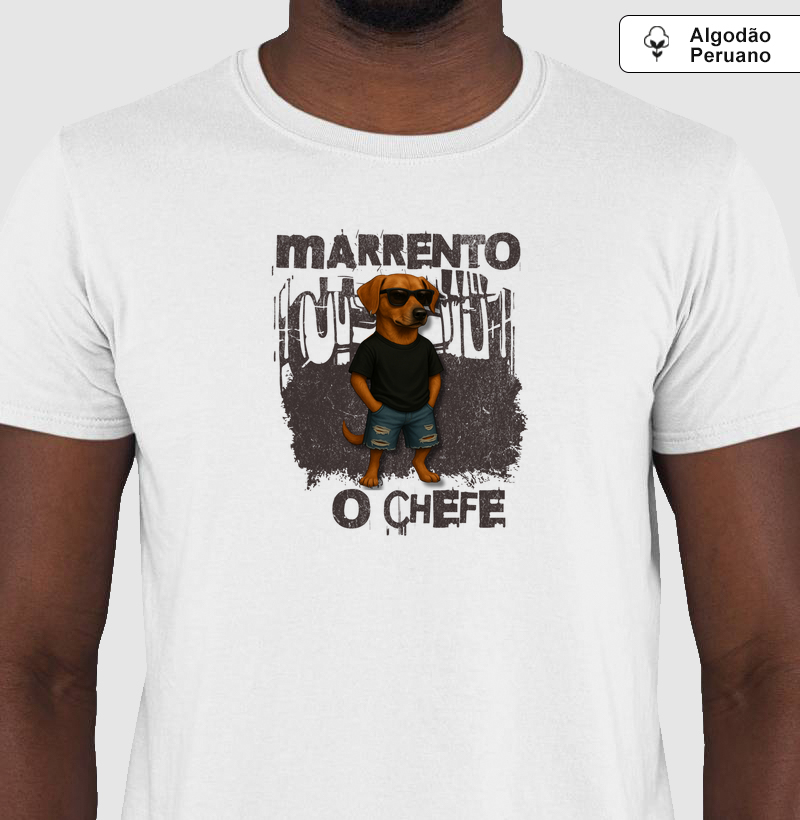 Camiseta Algodão Peruano O Chefe