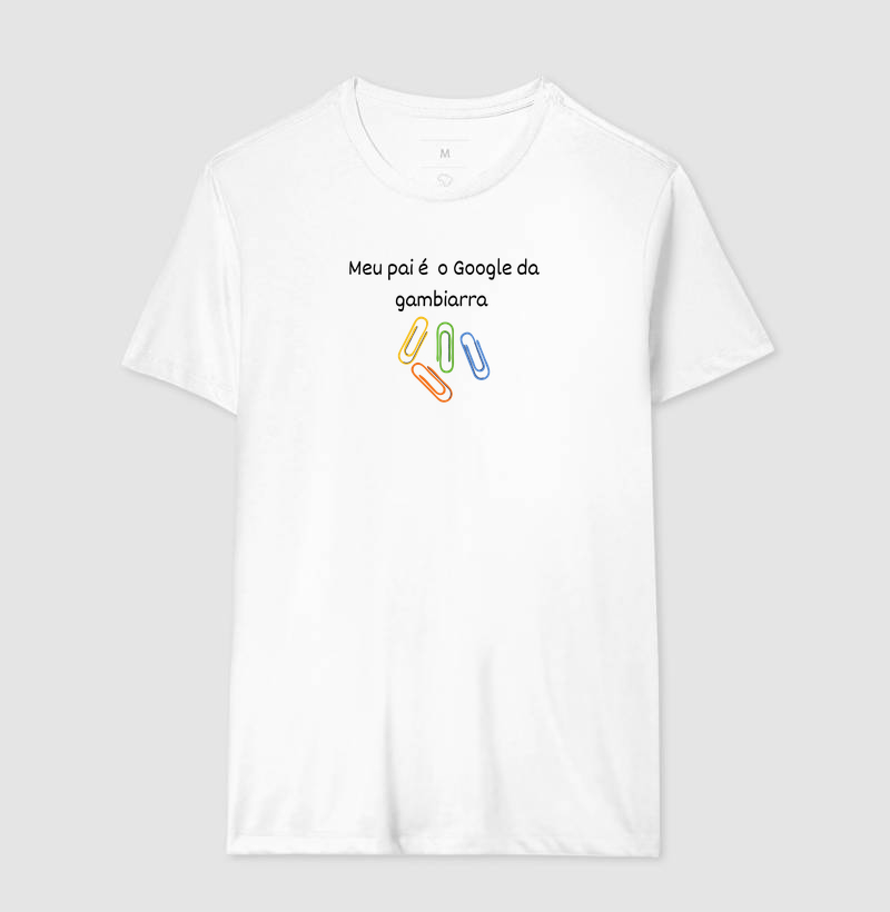 Camiseta meu pai é o google
