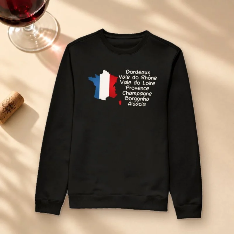 Regiões da França - Suéter Moletom