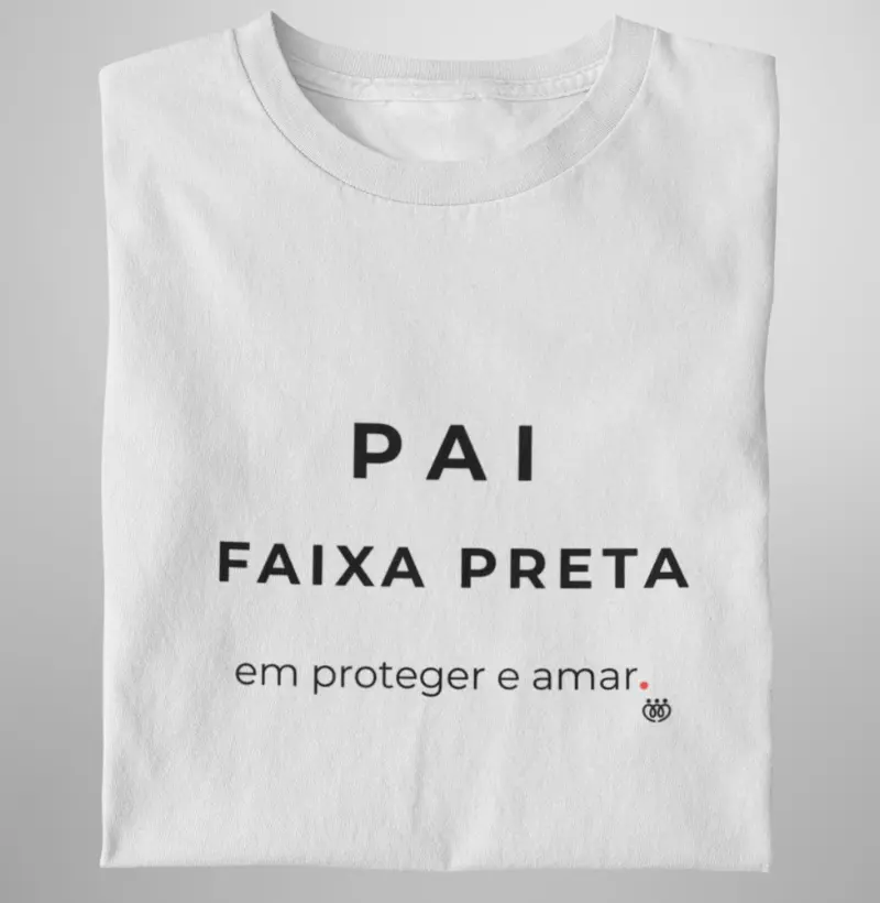 Pai faixa preta em proteger e amar
