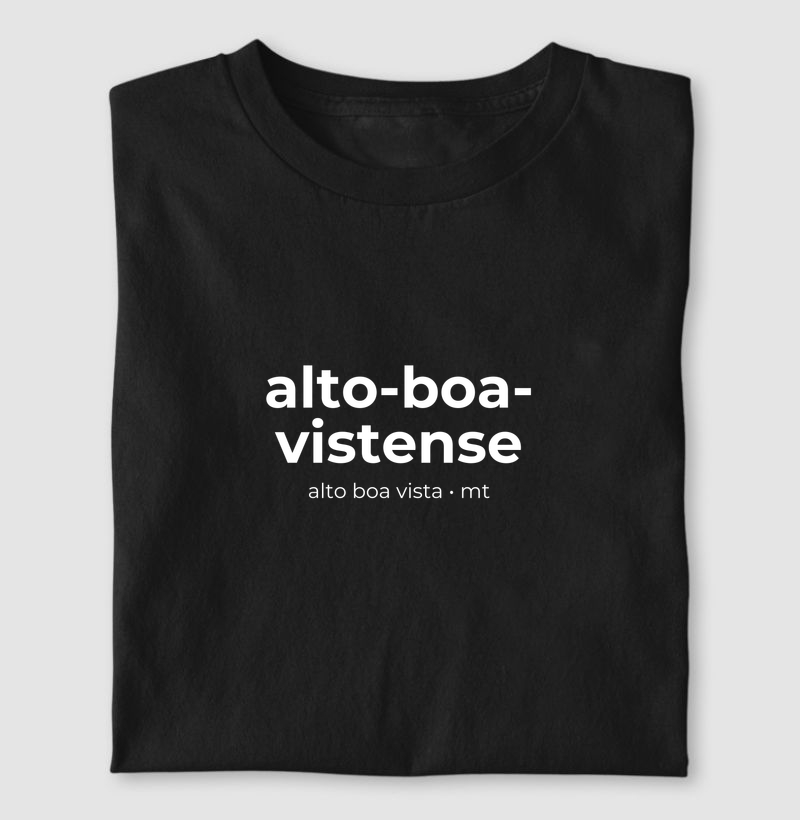 Alto-Boa-Vistense | Gentílico MT - Camiseta