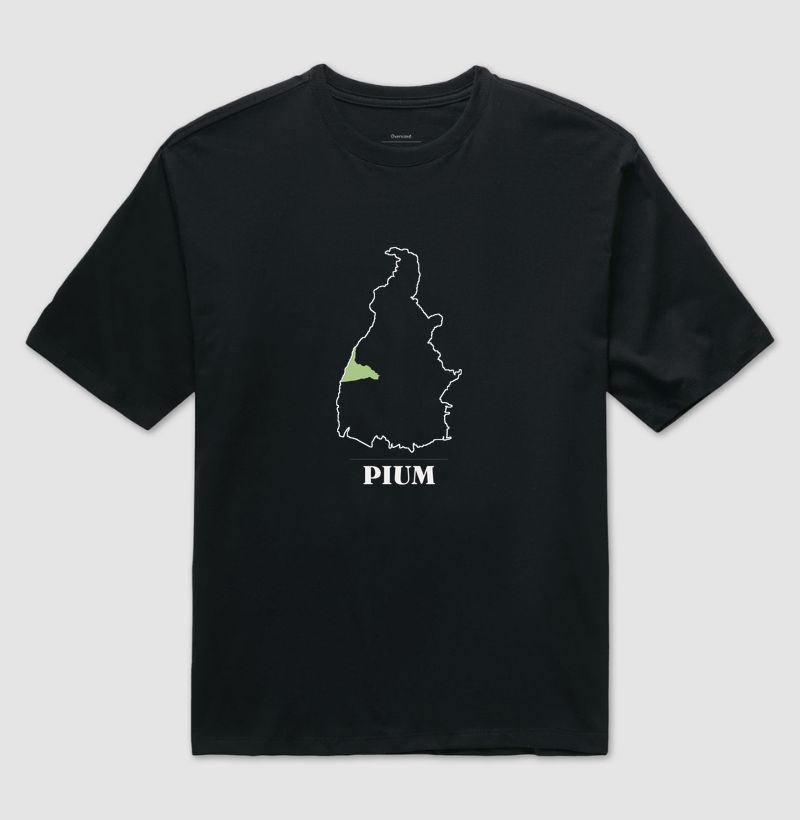 Pium | Traço TO - Camiseta Oversized