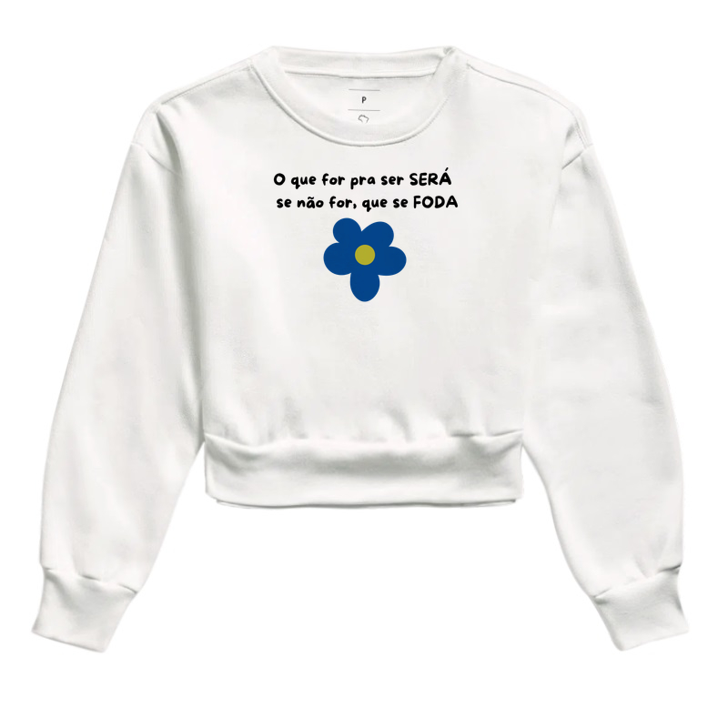 Camiseta o que for pra ser
