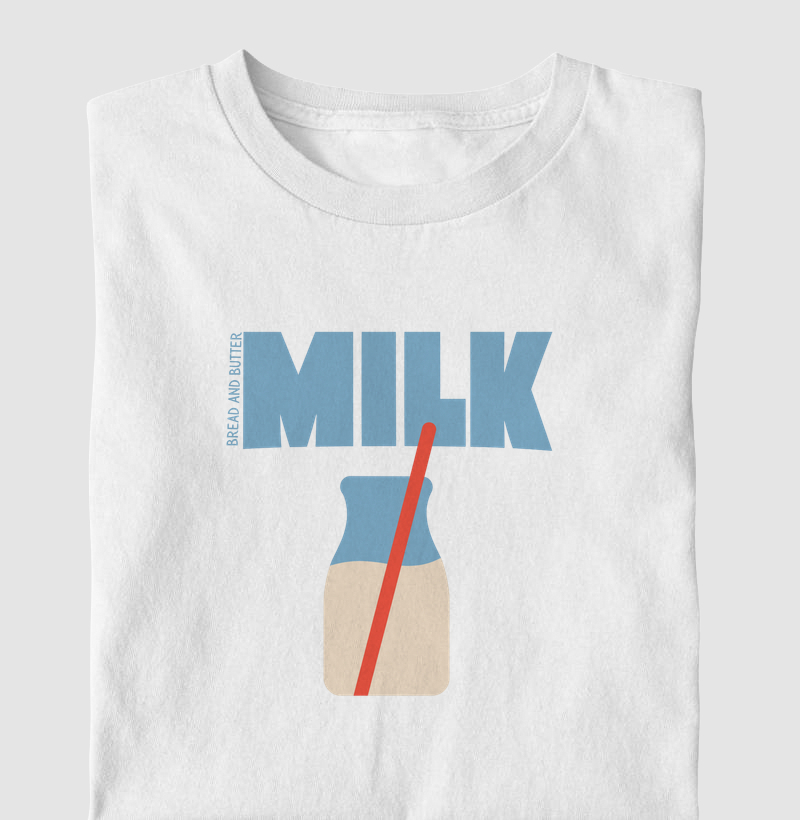 Camiseta Infantil Milk