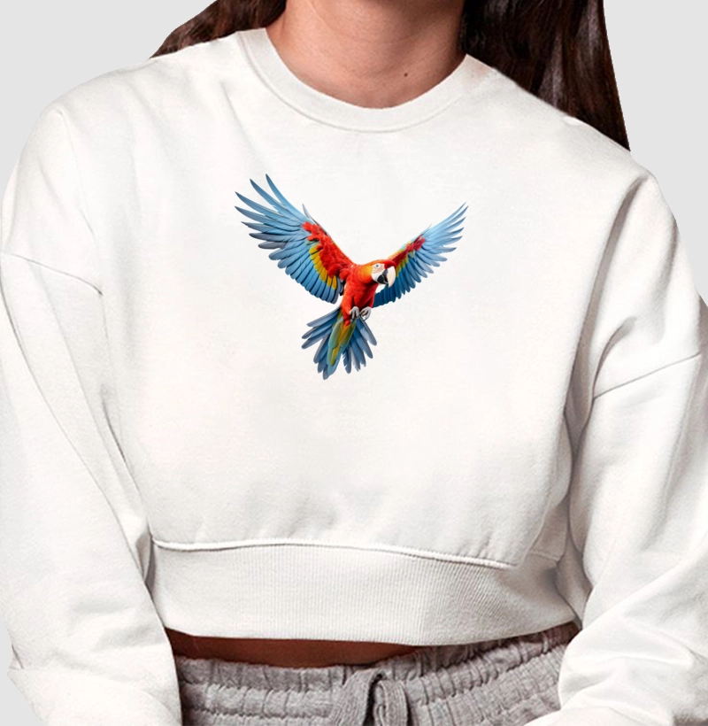 Arara II - Moletom Crooped