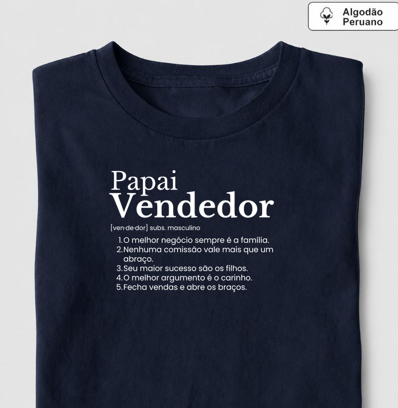 Papai Vendedor - definição (algodão peruano)