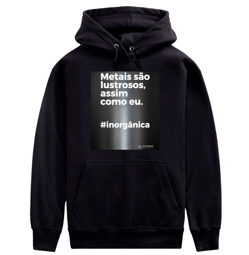 Metais são lustrosos, assim como eu.