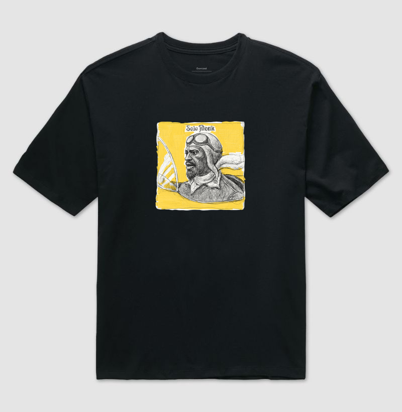 Solo Monk - Arte - Camiseta Oversized