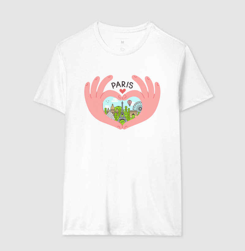 Camiseta Viagem - Paris Amor
