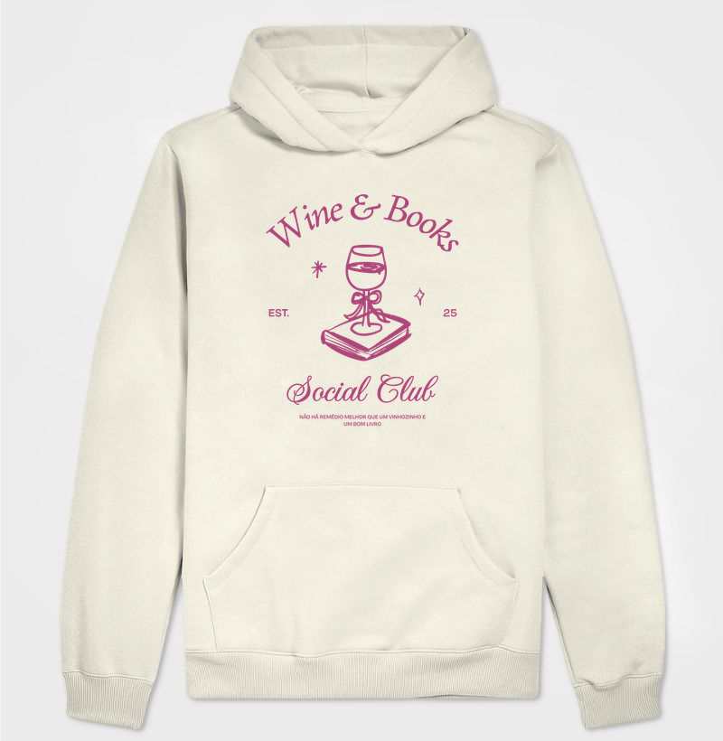 Hoodie Wine and Books Social Club
