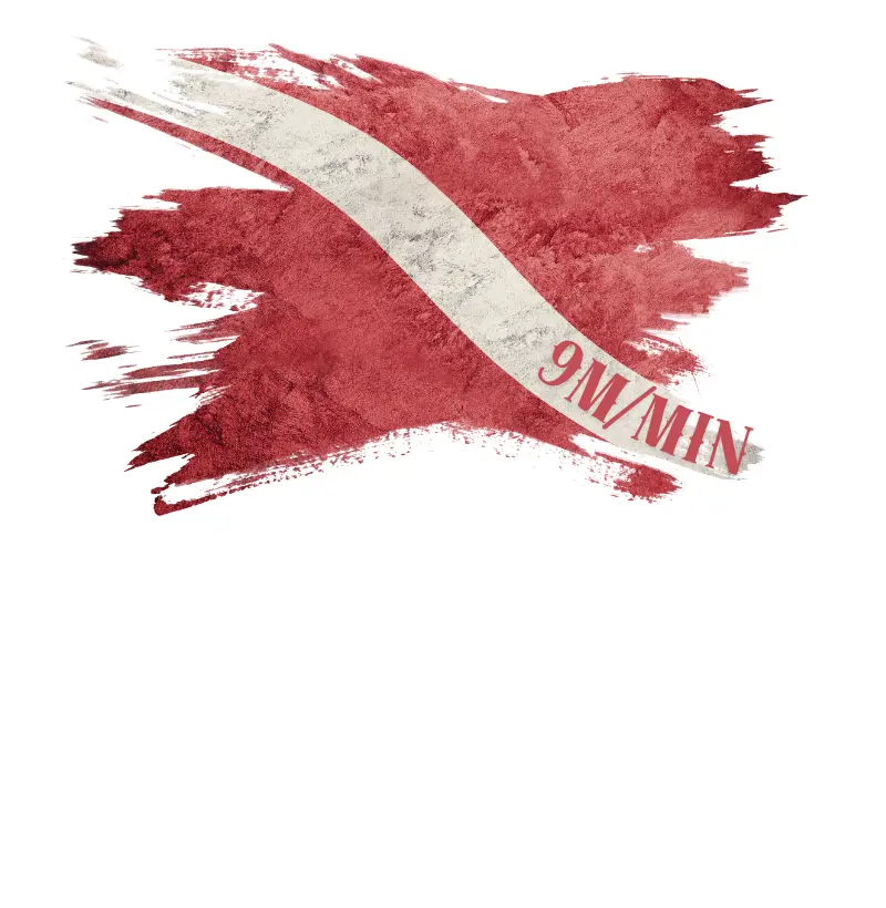 BANDEIRA DE MERGULHO PEQUENA 