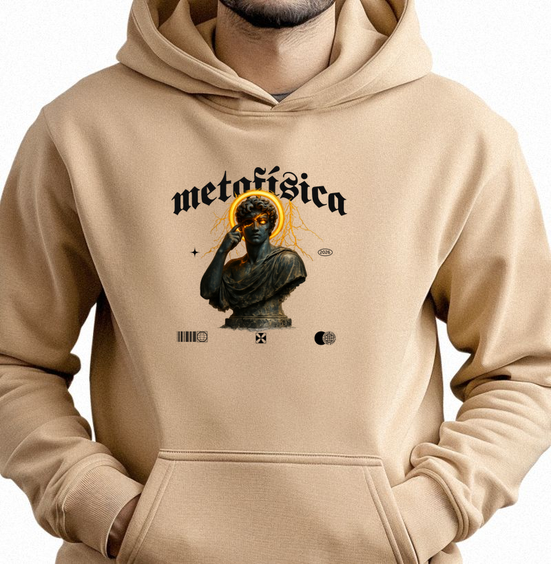 Moletom Canguru Masculino: Metafísica