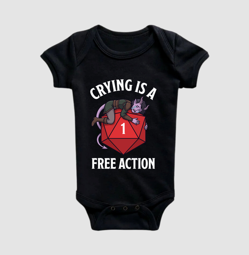 CRYING IS A FREE ACTION