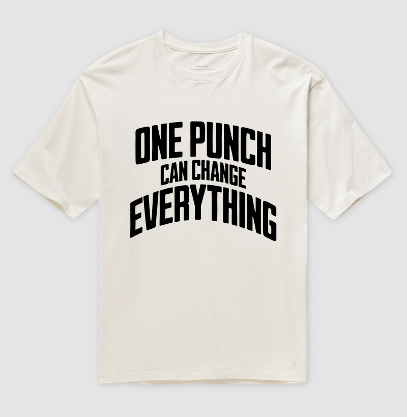 Camiseta Oversized One Punch