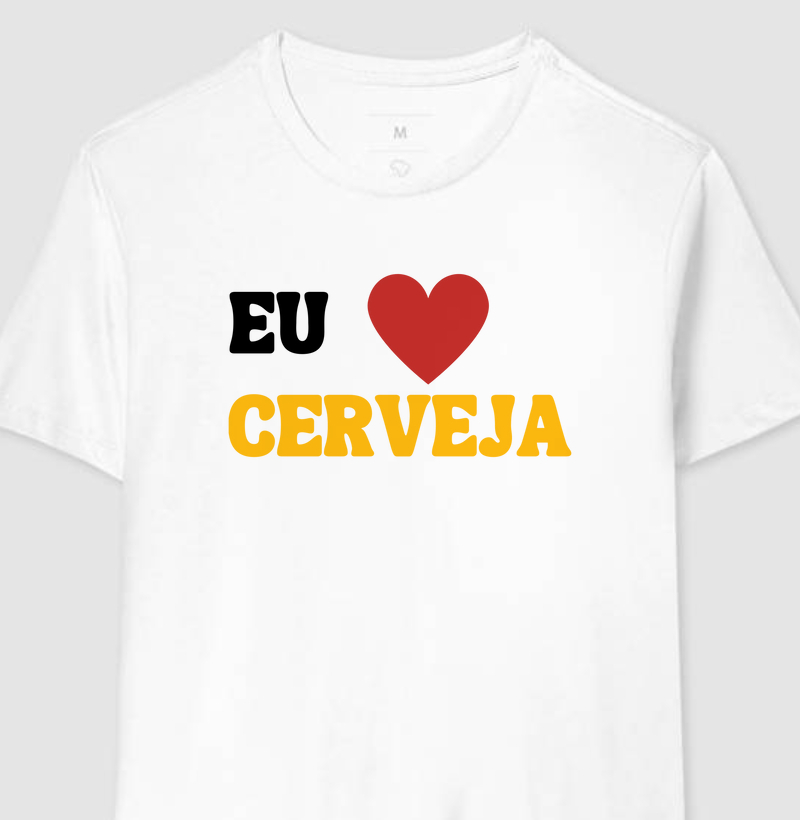 Coleção Frases - Eu amo cerveja.