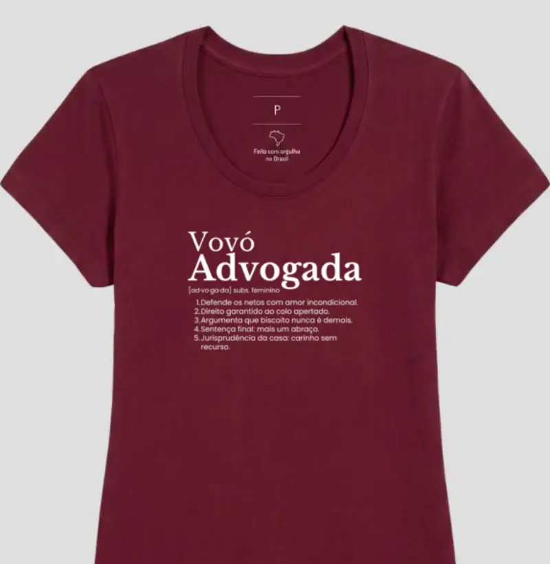 Vovó advogada - definição - Camiseta