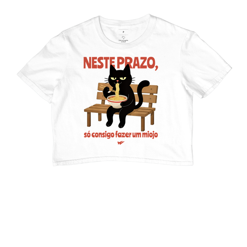 Neste prazo, só consigo fazer um miojo.