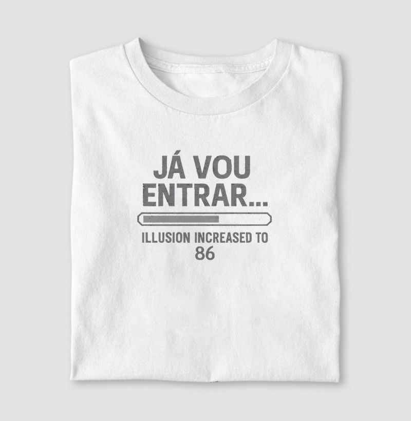 Camiseta Gamer “Illusion Increased to 86”