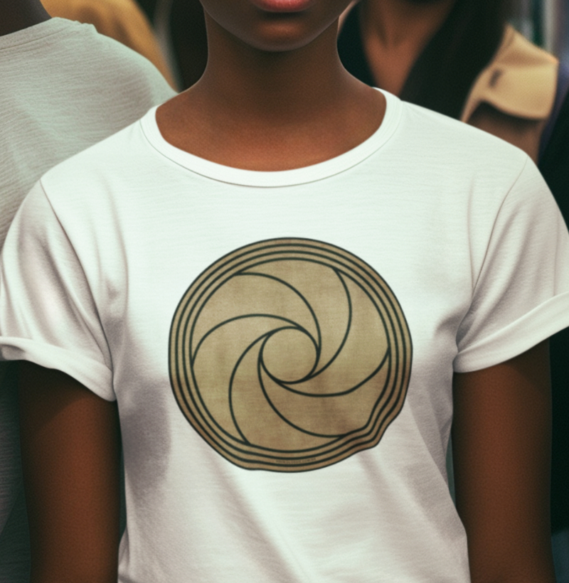 Camiseta Diafragma – Harmonizador de Energias – Estampa Radiônica Unissex