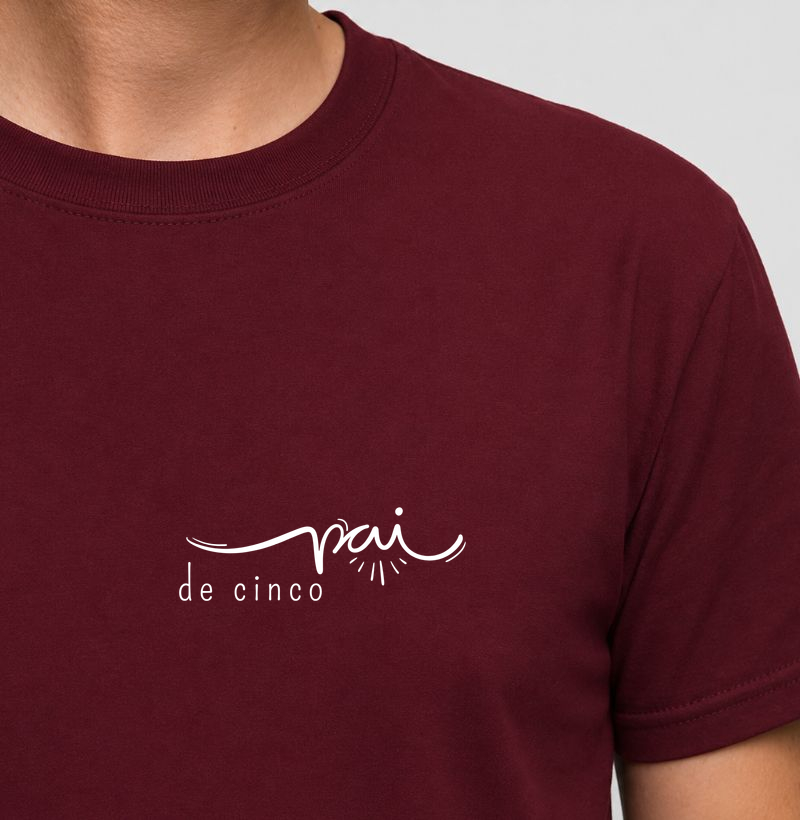 Camiseta Pai de cinco