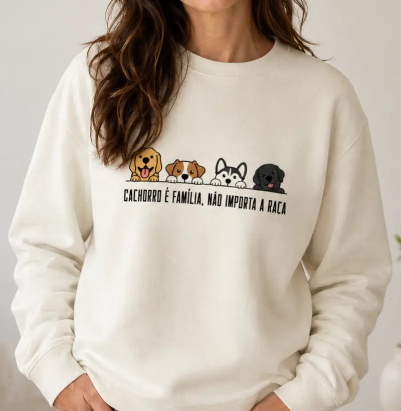Cachorro é família, não importa a raça