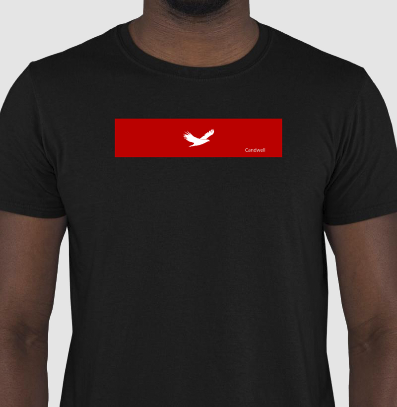 Camiseta Signature Red Bar Candwell | Black & Red Edition