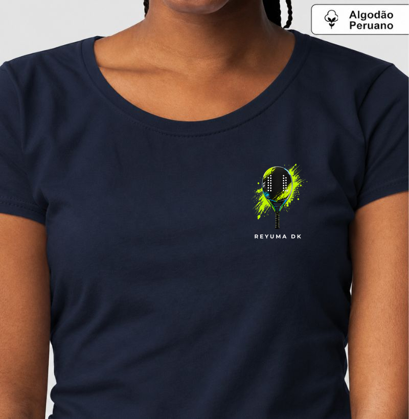 Camiseta Masculina, Feminina, Babylook e Unissex de Algodão Peruano Beach Tennis "Colors"