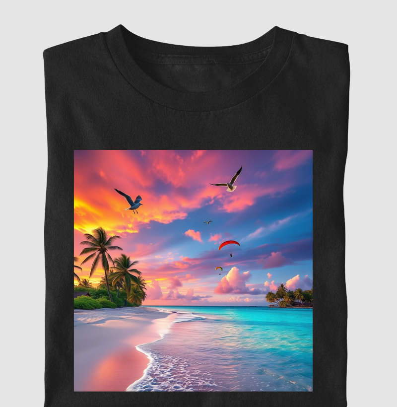 Coleção Praias - Mar azul
