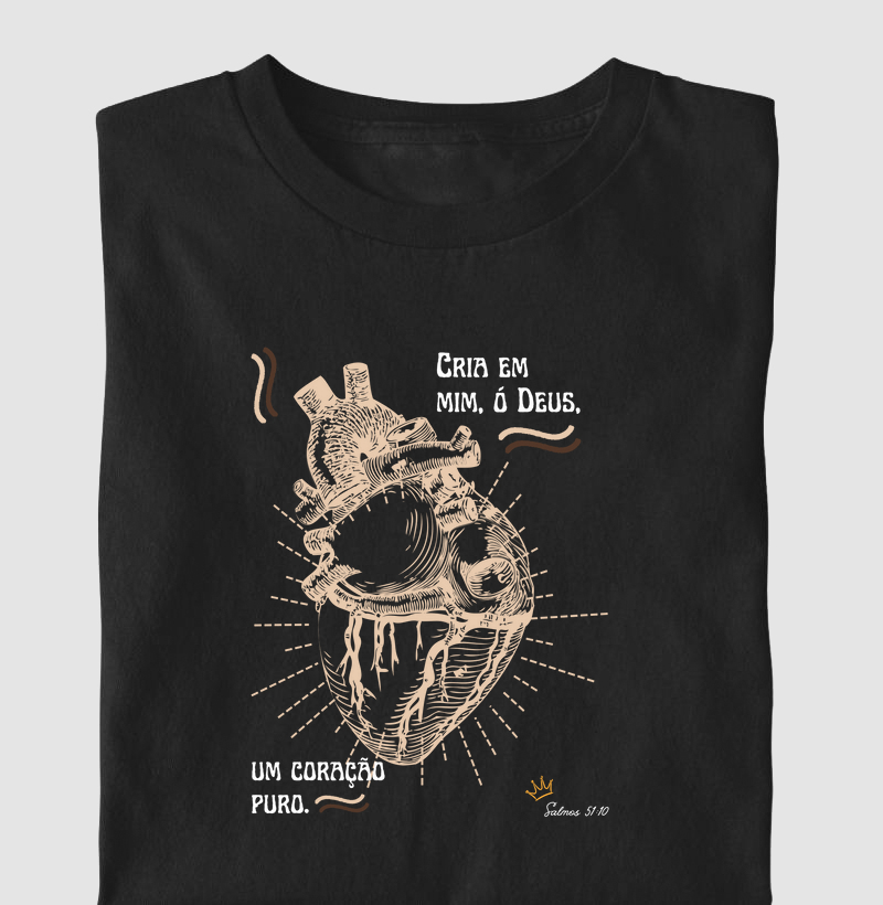 Camiseta Um coração puro