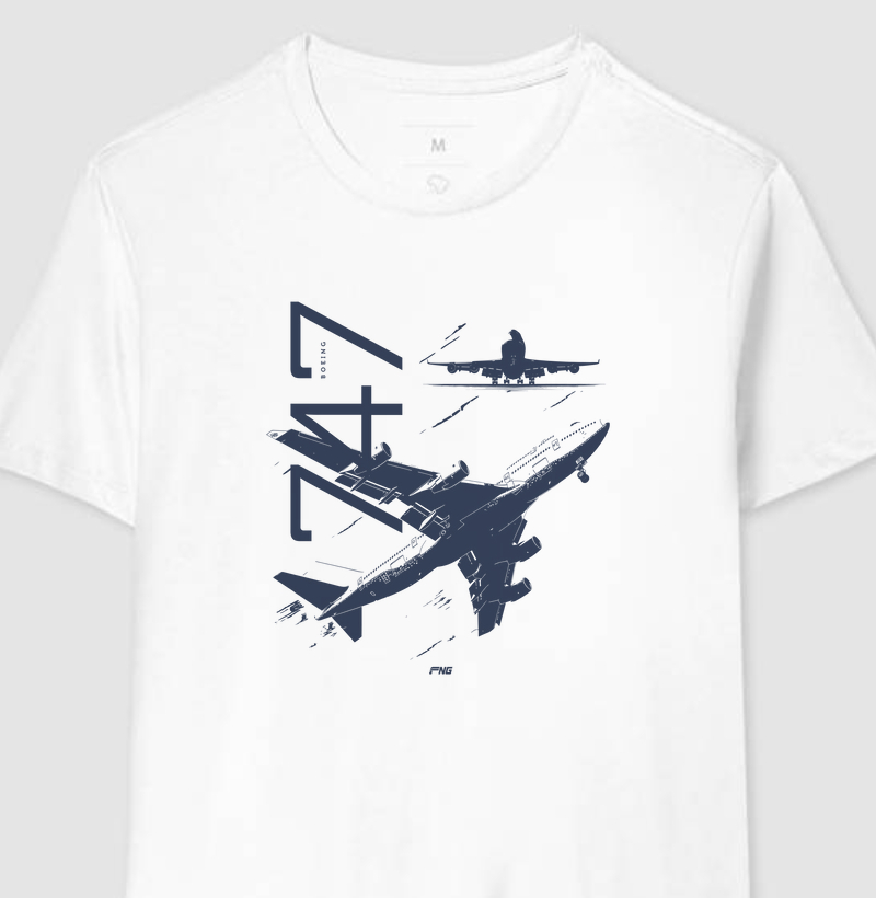 Camiseta Boeing 747