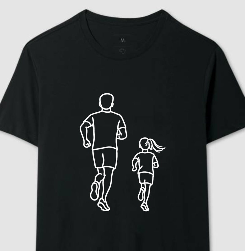 Camiseta Corrida - Pai & Filha