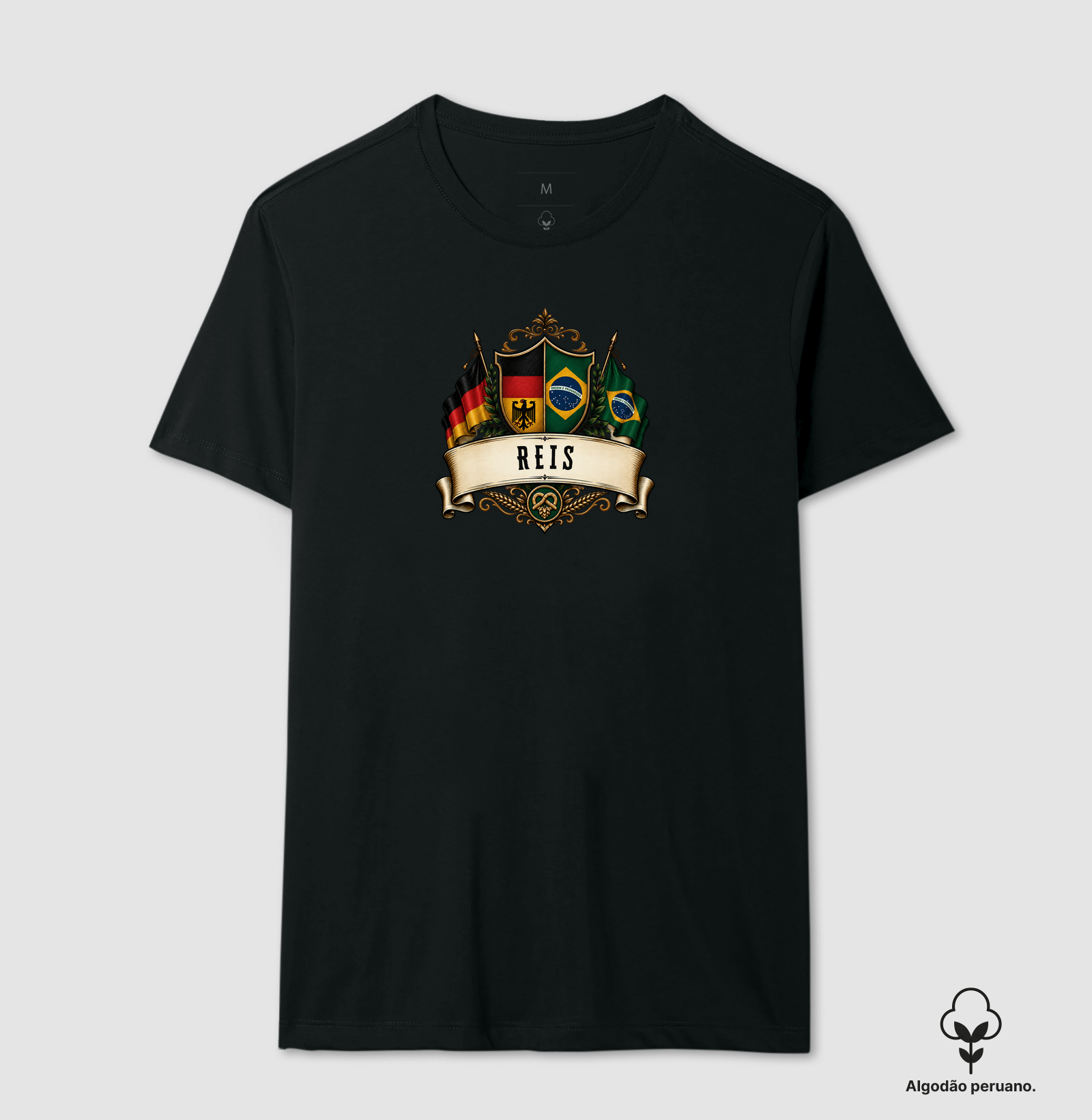 Reis  - Camiseta Algodão Peruano
