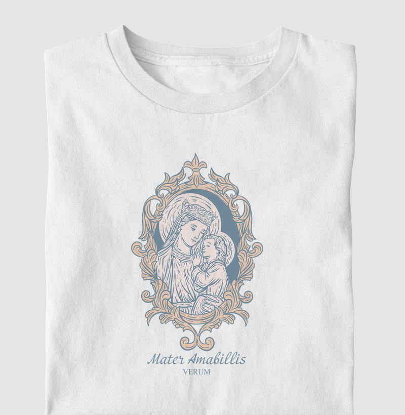 Camiseta Mater Amabillis clara