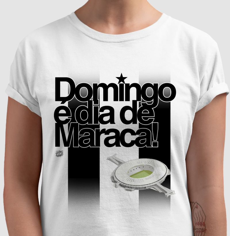 Camiseta Domingo no Maracanã - Estrela Solitária