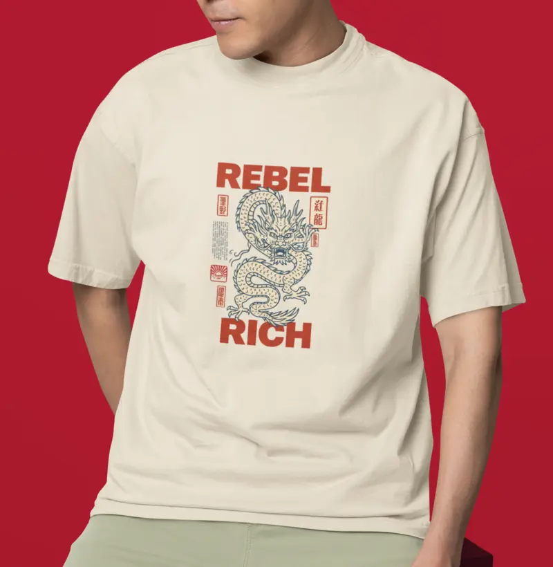 Dragão Oversized Areia