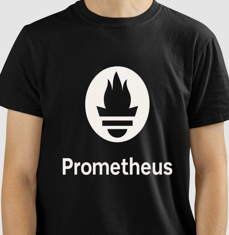 Camiseta Prometheus – Monitoramento com estilo 