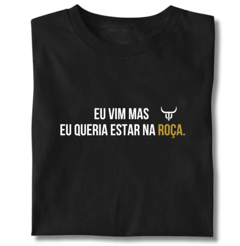 Eu vim mas eu queria estar na roça 