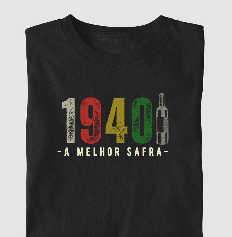 Camiseta Vinho - A Melhor Safra 1940