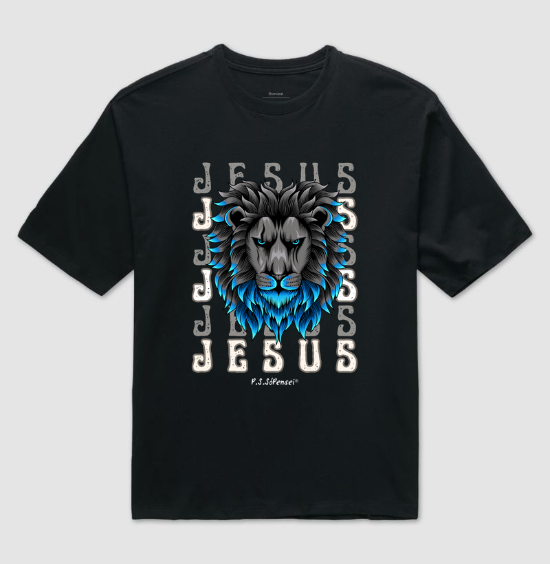 Lion blue - Jesus