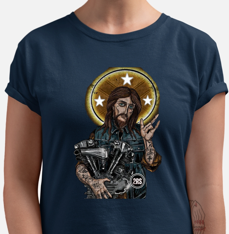 Camiseta Motociclista Paz de Cristo