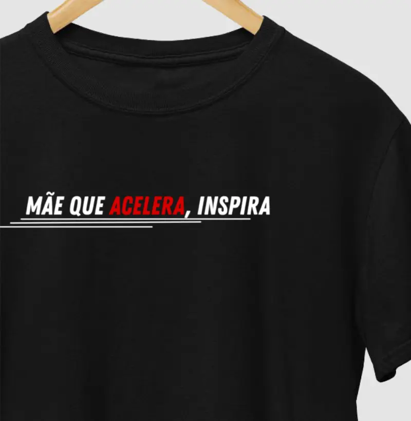 Mãe que acelera, inspira