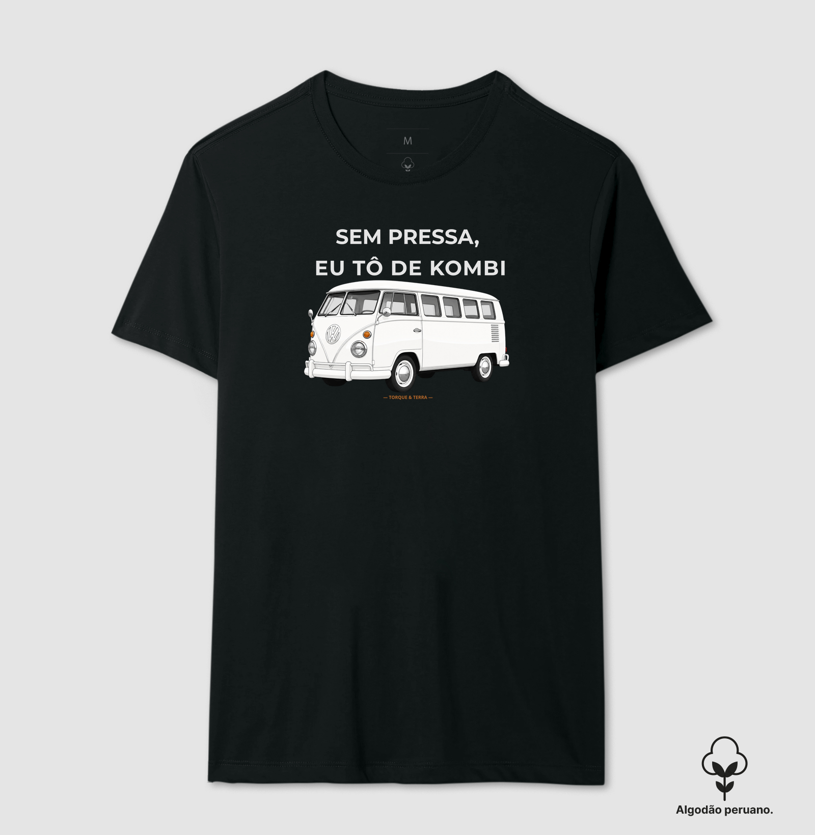 Sem pressa, eu tô de Kombi - branca