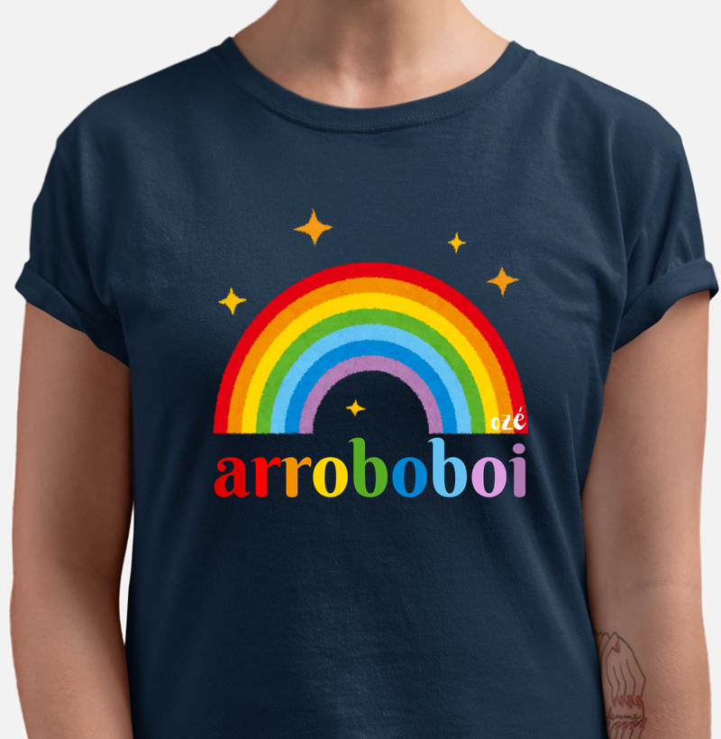 Arroboboi - Arco-íris  - Camiseta