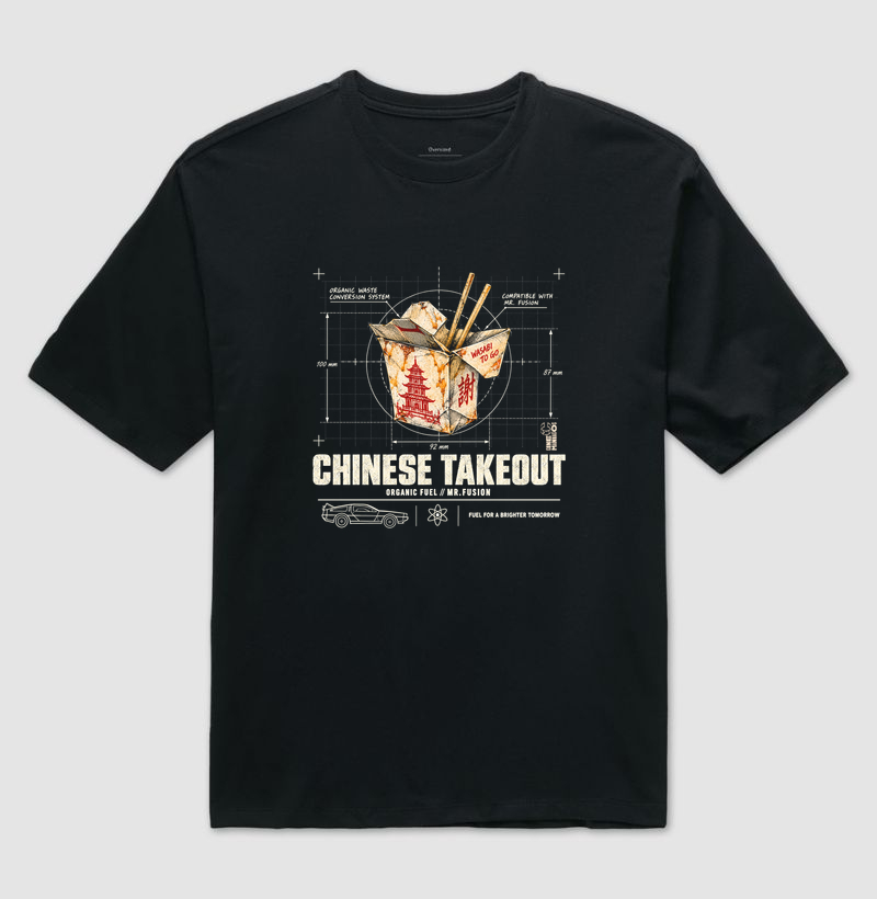 Chinese Takeout Organic Fuel - Camiseta Oversized