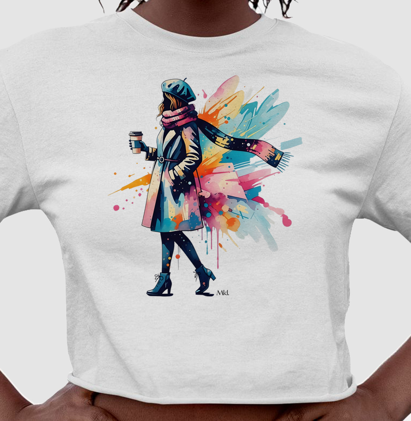 Cropped Algodão Premium - Cores de Inverno