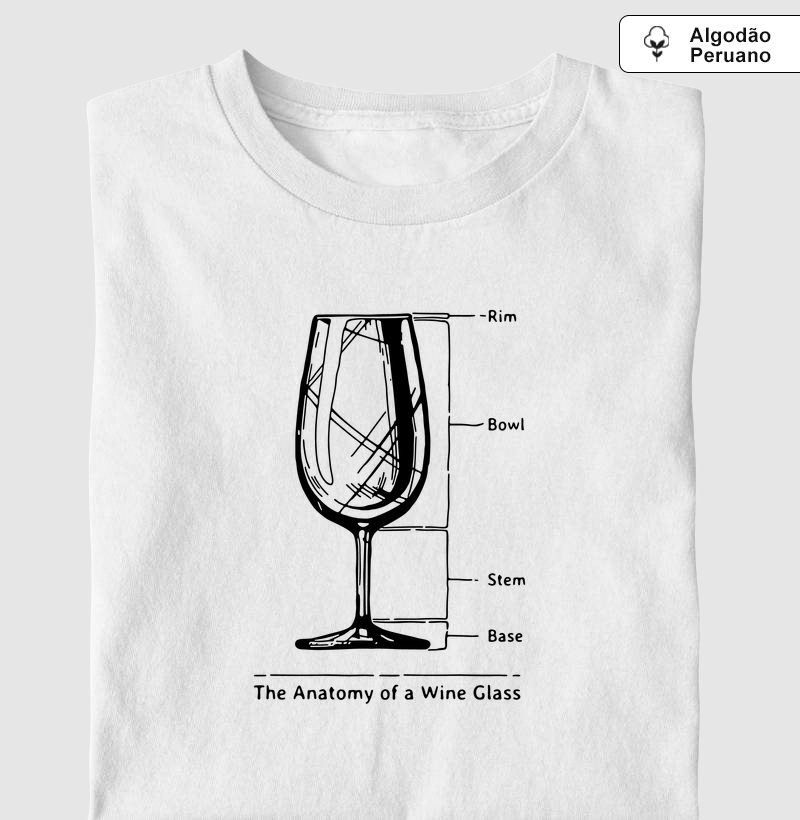 Anatomia da Taça - Camiseta Algodão Peruano